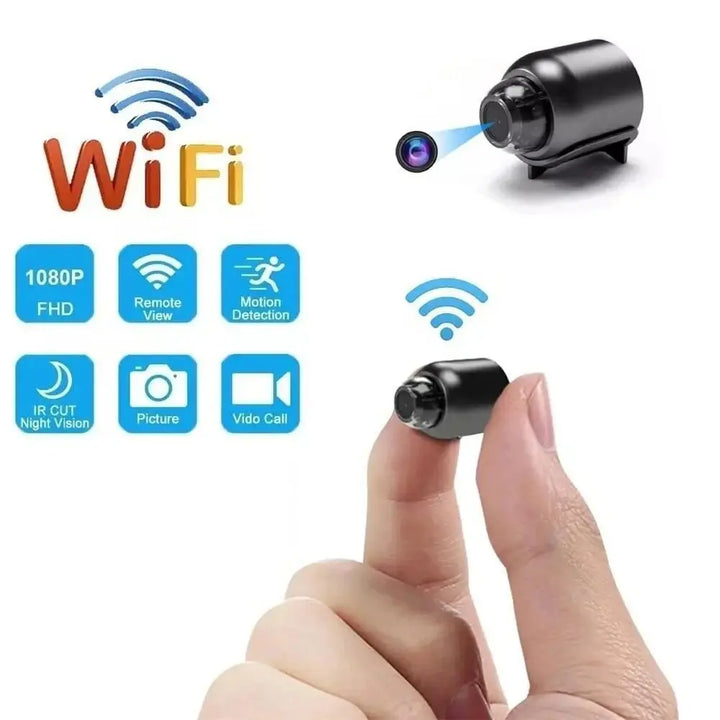 X5 Mini Camera HD1080P Compact Wireless WIFI Camera with Cyclic Recording Function Suitable for Outdoor Camping at Home