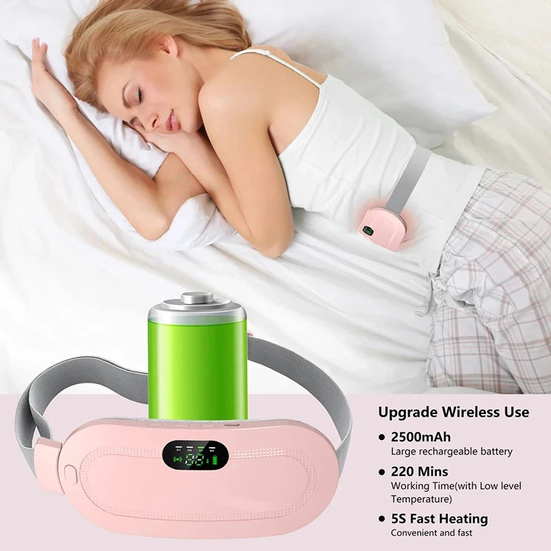 Heated Massage Warming Belt For Girls During Menstrual Period Auntie Nuangongbao Intelligent Heating Waist Massage Device